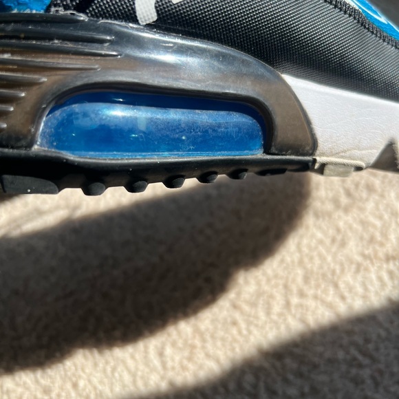 Nike Kids Air Max 2090 Laser Blue and Black Sneakers - Picture 2 of 9